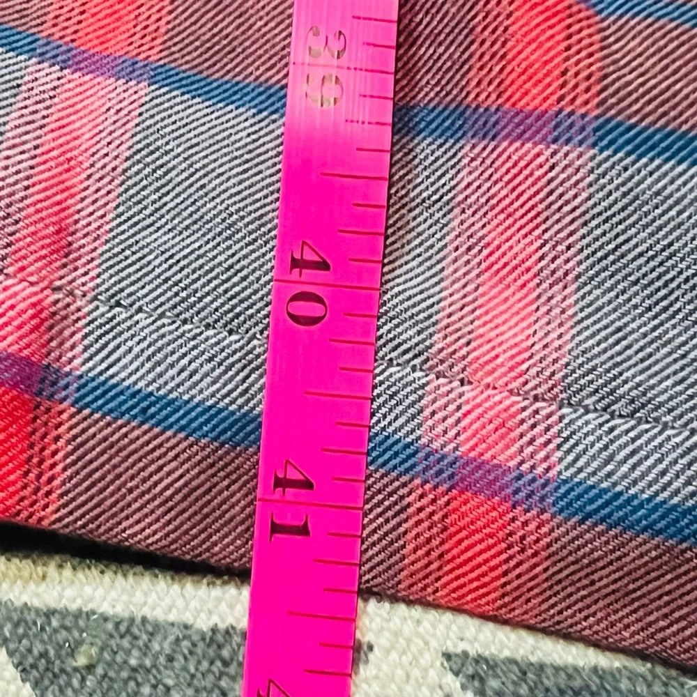 NATURAL LIFE Pink and Gray Plaid dress M - Picture 9 of 9